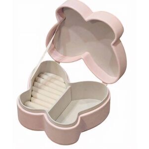 At Home Butterfly Jewelry Storage Box- Pink